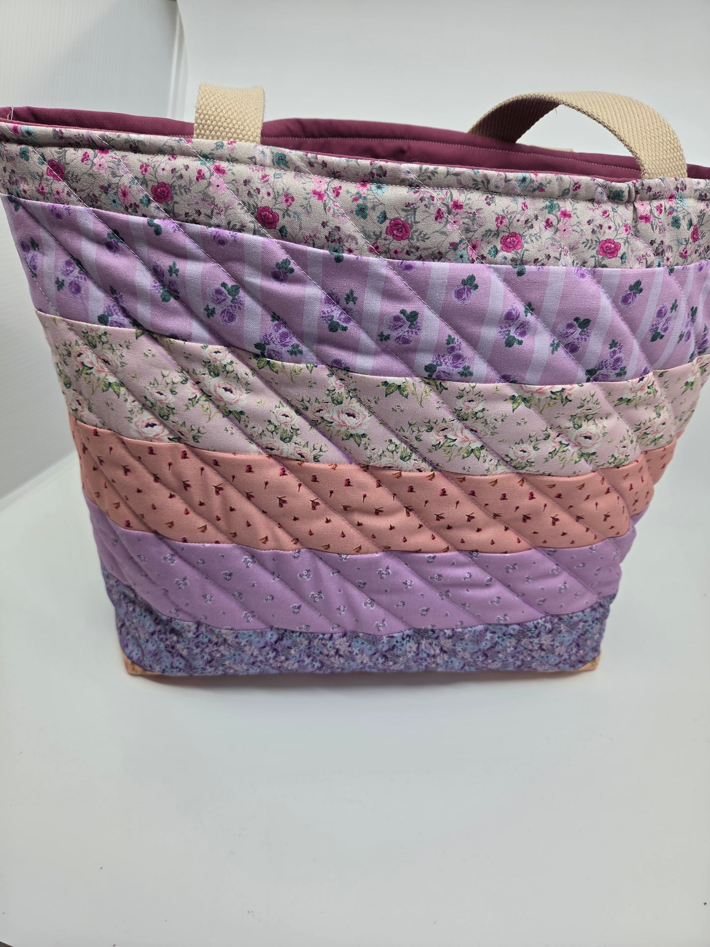 Large quilted bag